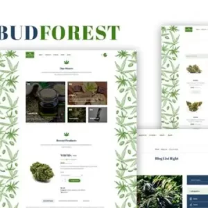 Budforest Cannabis Medical & Recreational Shop HTML5 Template